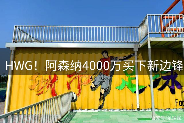 HWG！阿森纳4000万买下新边锋，特罗萨德离开后24岁的他接班